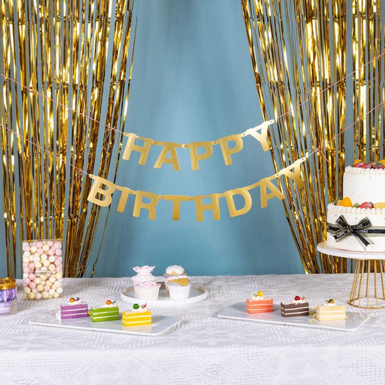 Foil Curtain happy birthday Chritmas party decorations