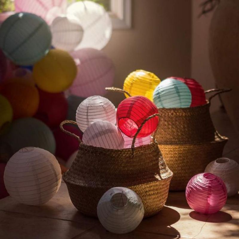 25pcs Colorful Cute Paper Lanterns for Party Decorations