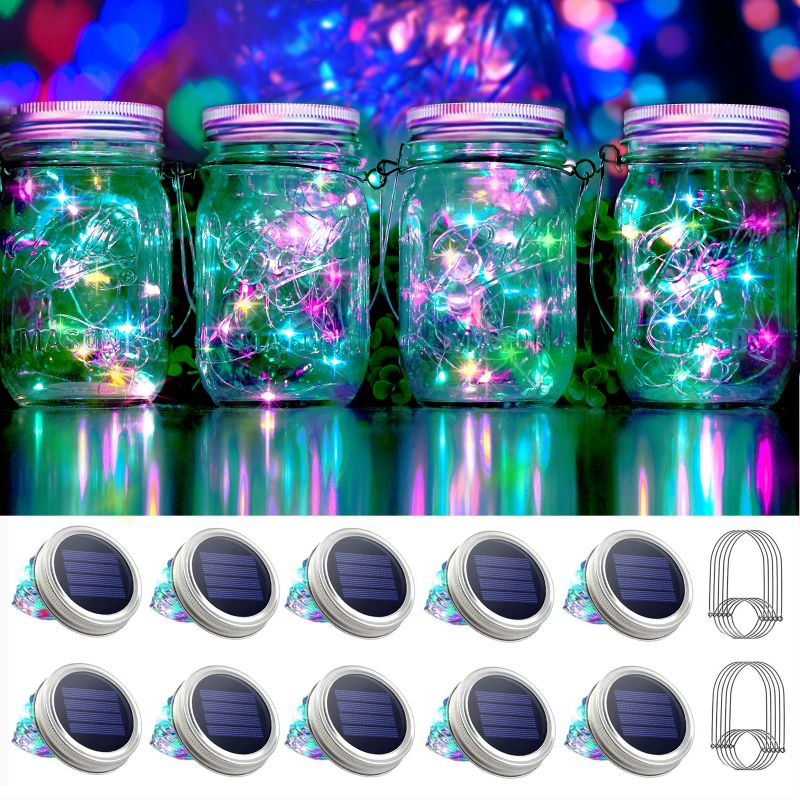 4 Solar Lights for New year's day