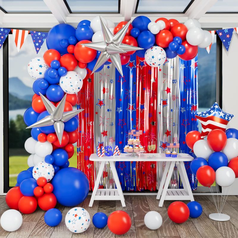 4th of july party balloons DIY