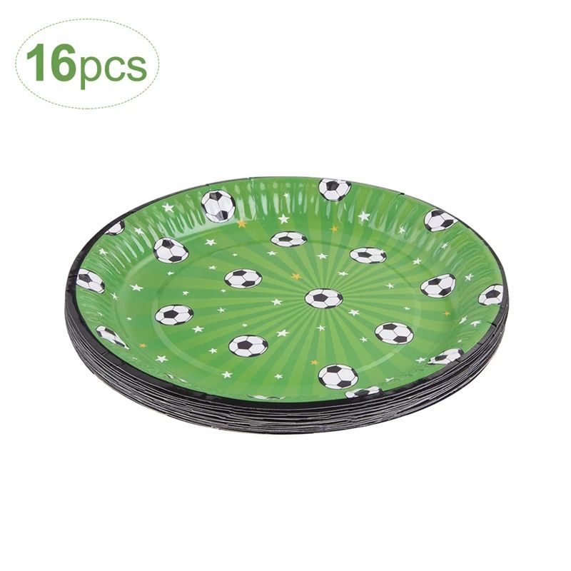 Bulk Buy Disposable Paper Plates for soccer party