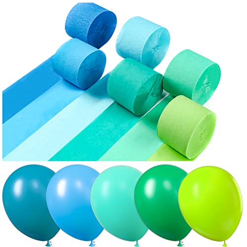 Crepe Paper balloons party