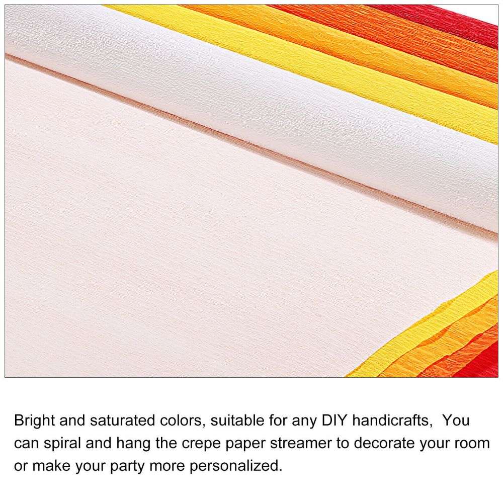 Custom Colorful Crepe Paper sheets are suitable for any DIY handcrafts
