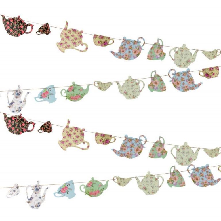 Garland for tea party