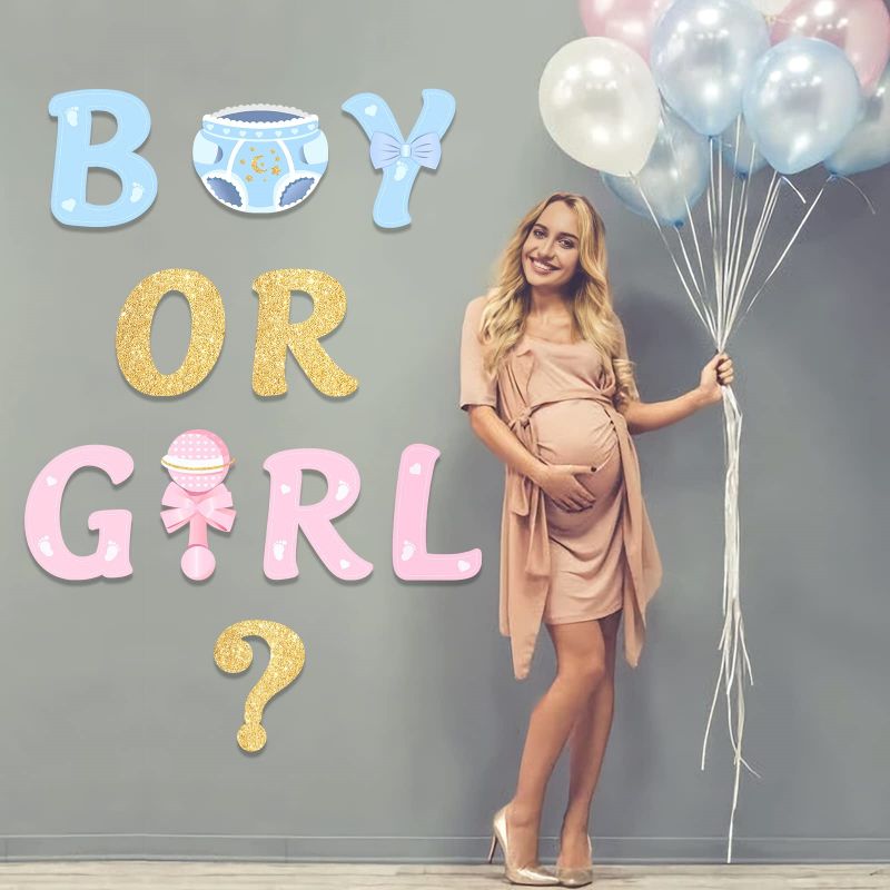Gender Reveal paper toppers