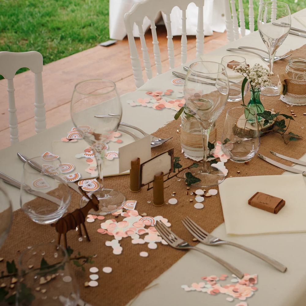Paper Confetti Table Decorations
