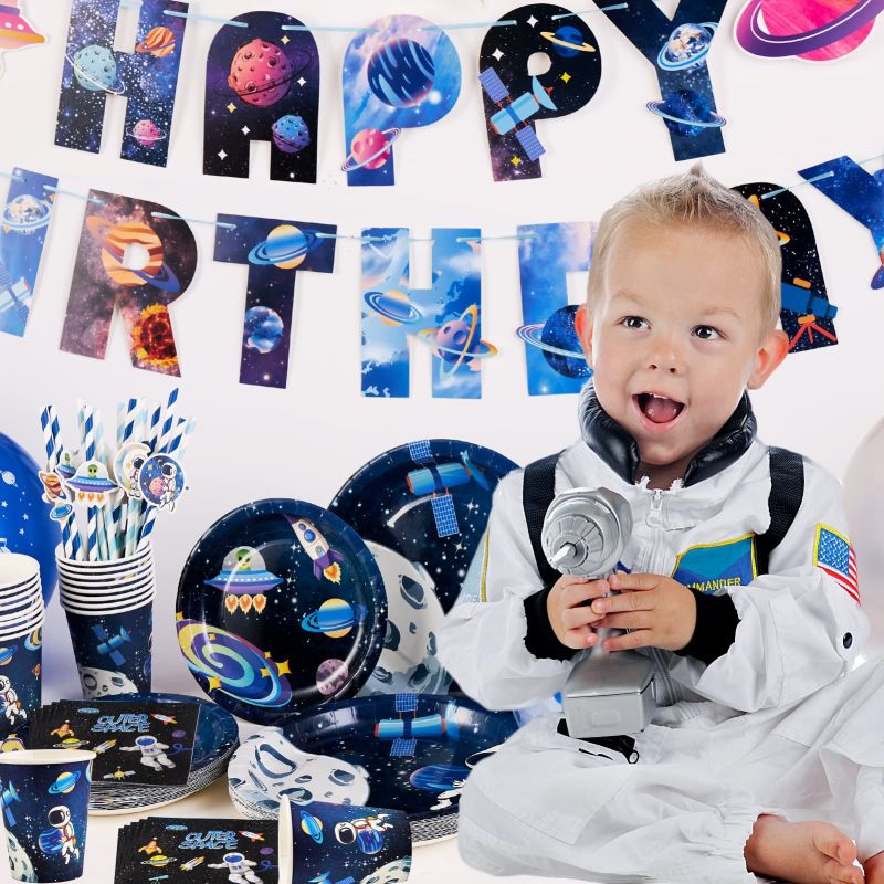 Space Theme Birthday Party decorations