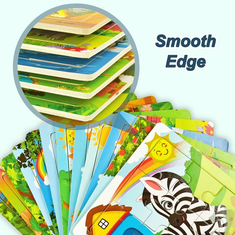 Terrestrial Animals jigsaw toys edge