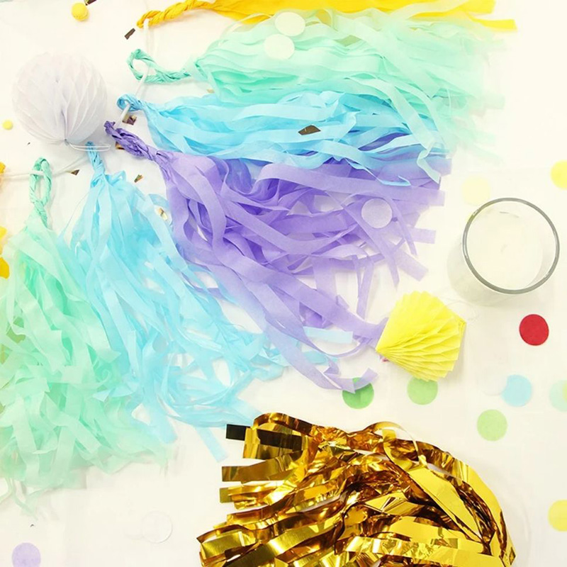 Tissue Paper Tassels supplies