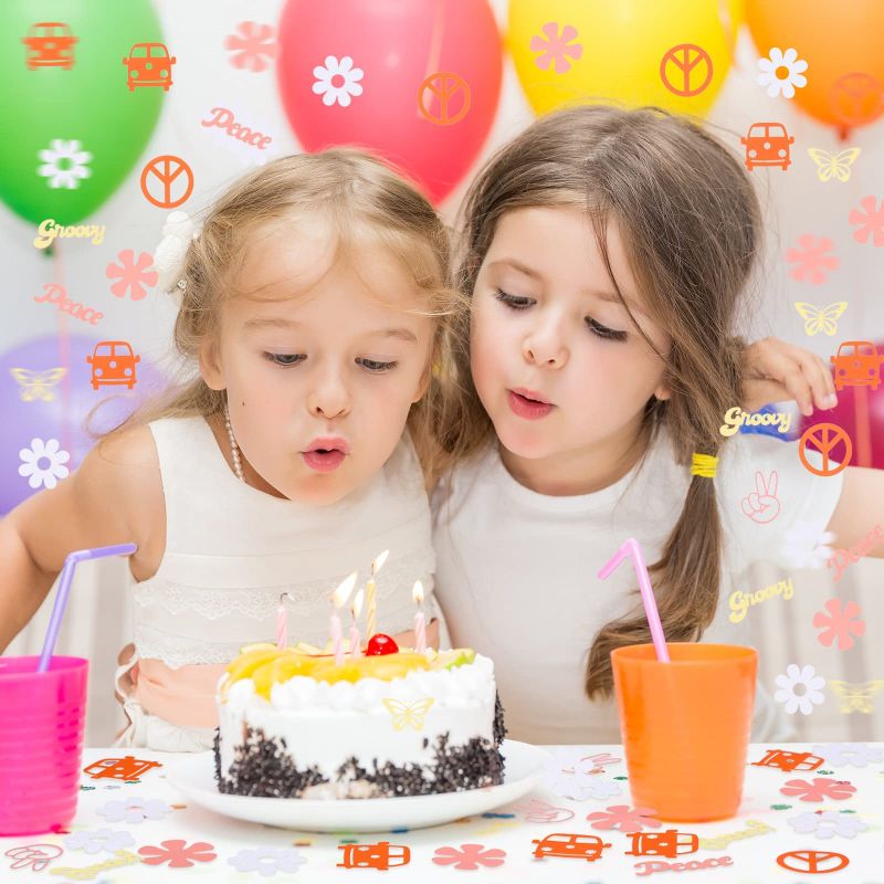 Gold and Black Happy Birthday Confetti Metallic Foil Table Confetti