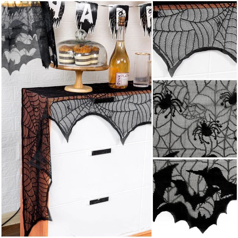 black cobweb for halloween
