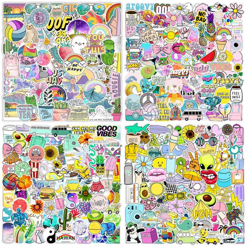 colorful stickers