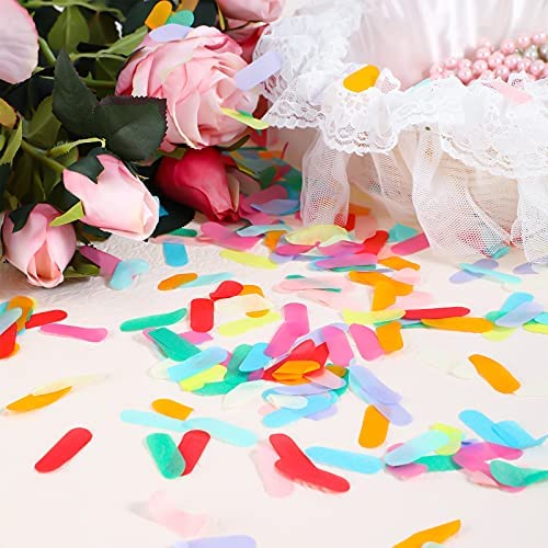 colorful tissue confetti