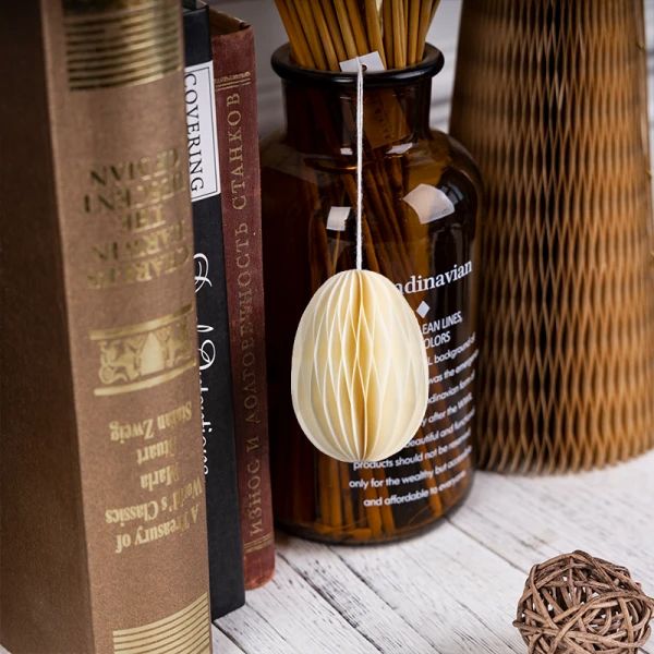 cream Honeycomb Paper balls