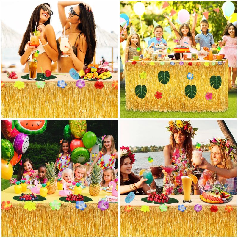 golden foil table skirt applications