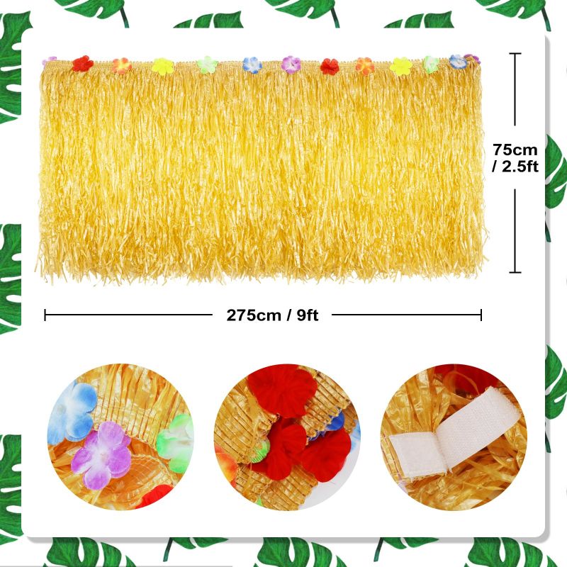 golden foil table skirt size