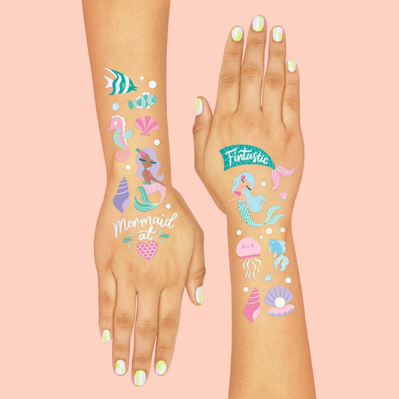 mermaid stickers cartoon