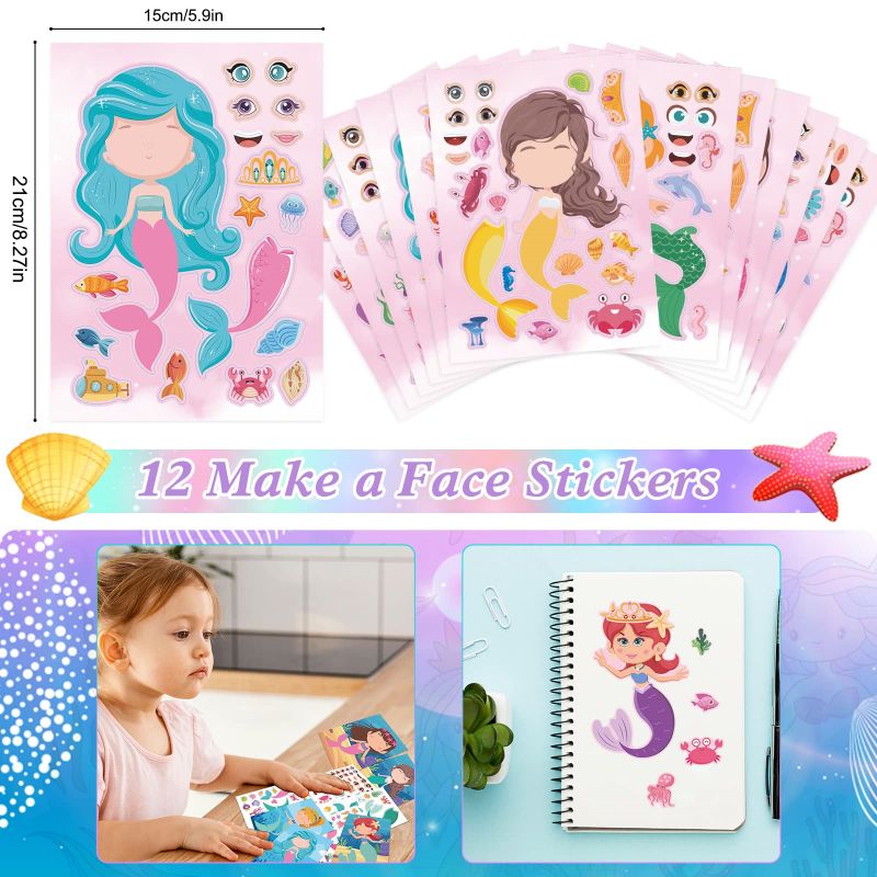 mermaid wristband party decorations size