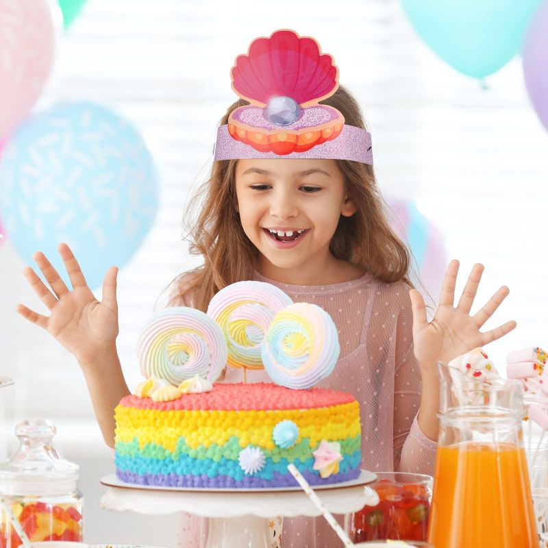 Sea Animals Headbands Birthday Party Hats Paper Party Crown for Kids