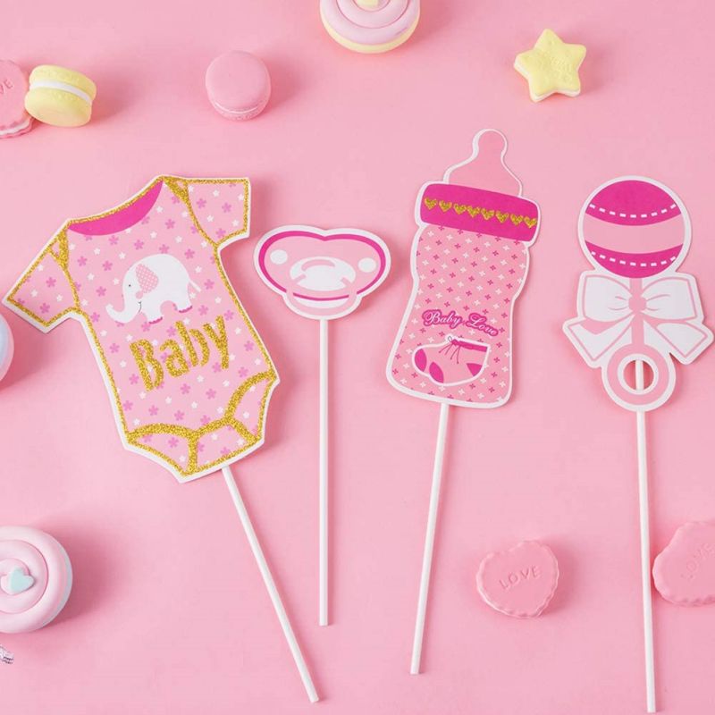 Pink Decorations For Girls Baby Shower Pink Themed Party Supplies ...