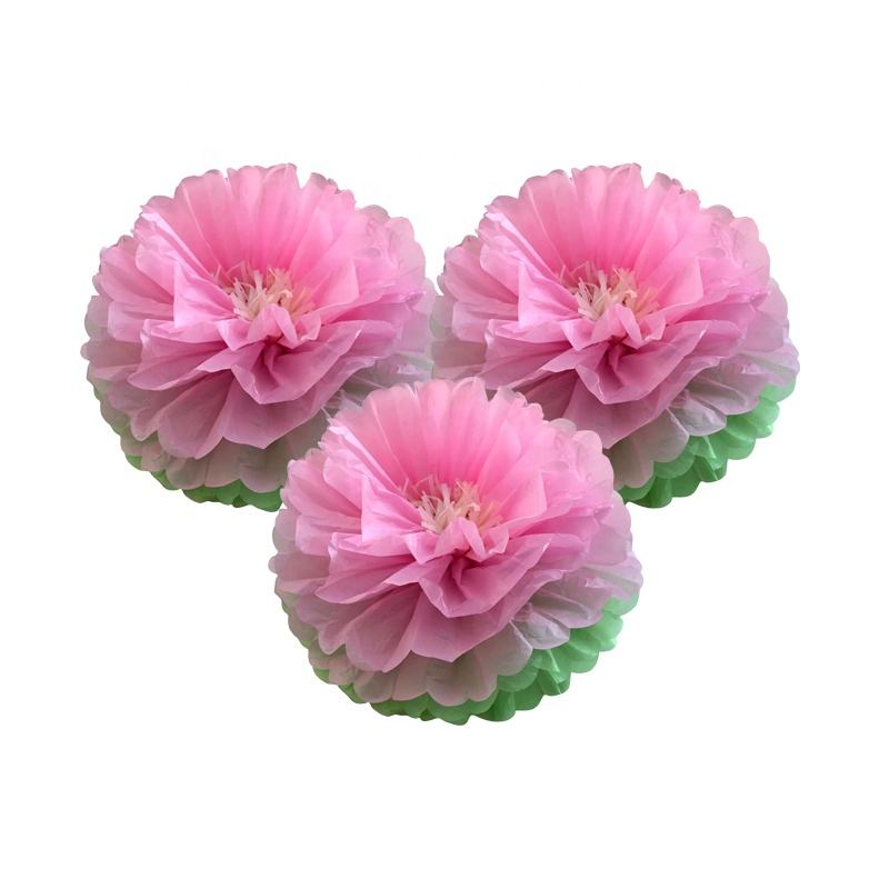 pink pom poms flowers