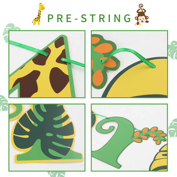 plant paper banners prestring