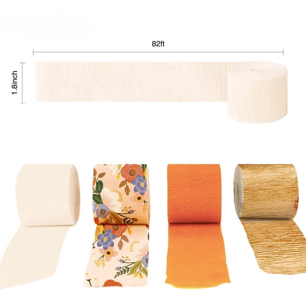 size information for Crepe Paper Streamers