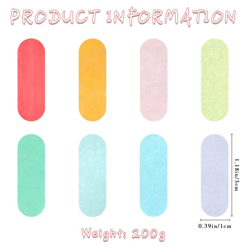 size of tissue paper confetti