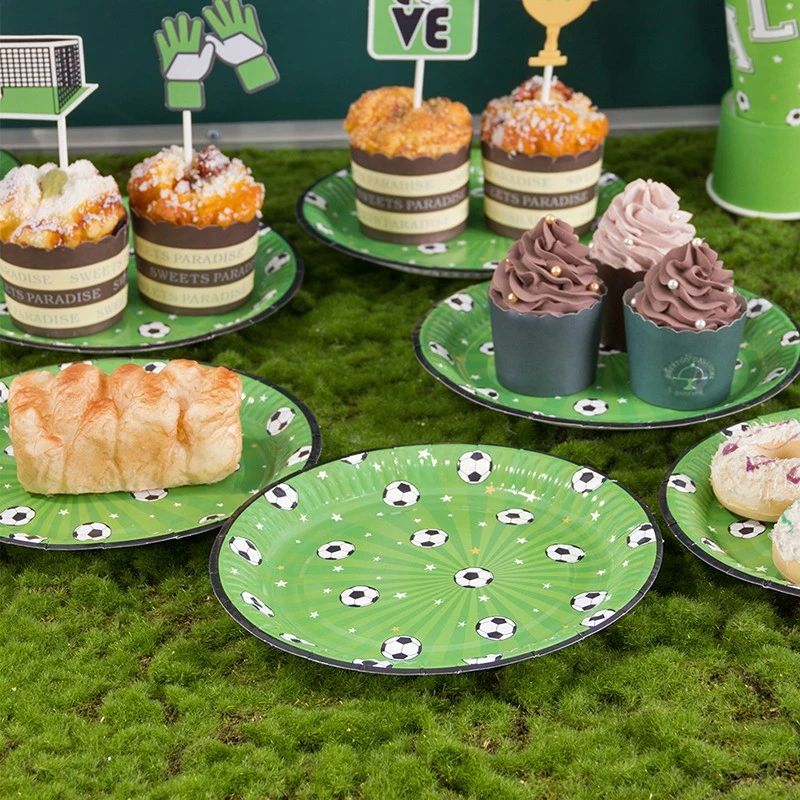 soccer Paper Plates food