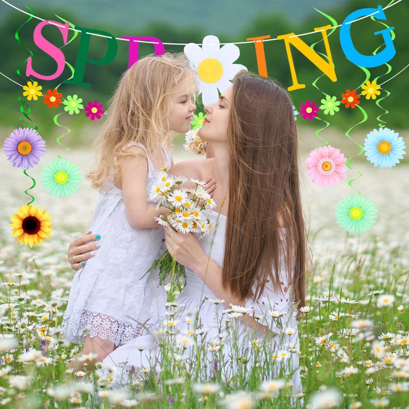 Ctosree Spring Party Decorations Set Includes Spring Banner Sun Flower