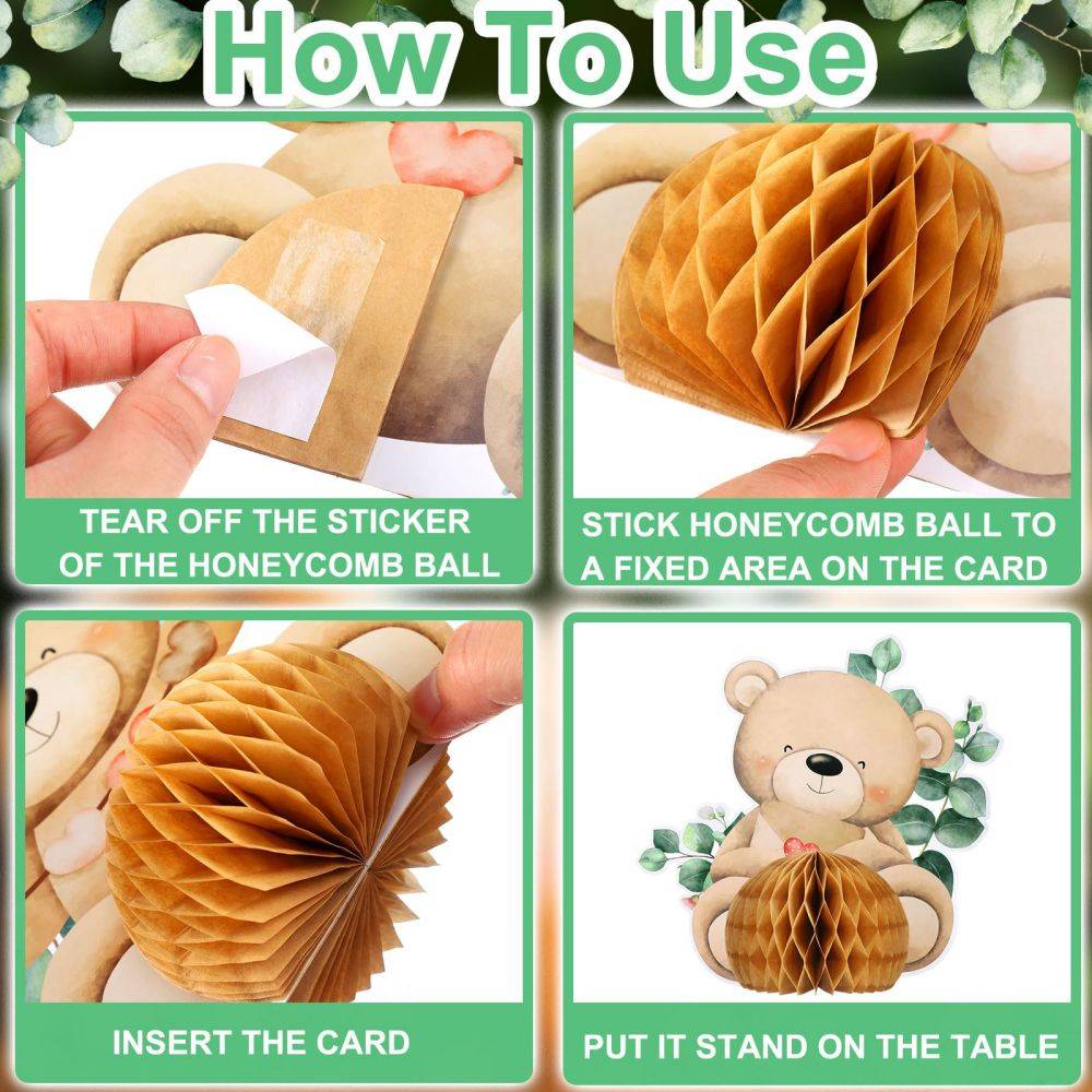 Bear Baby Shower Table Centerpieces are easy to use