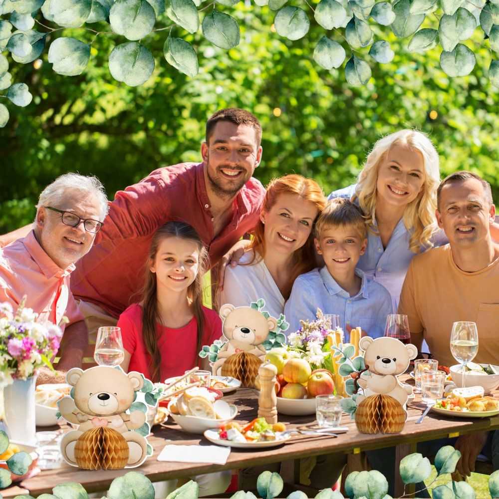 Bear Baby Shower Table Centerpieces outdoor