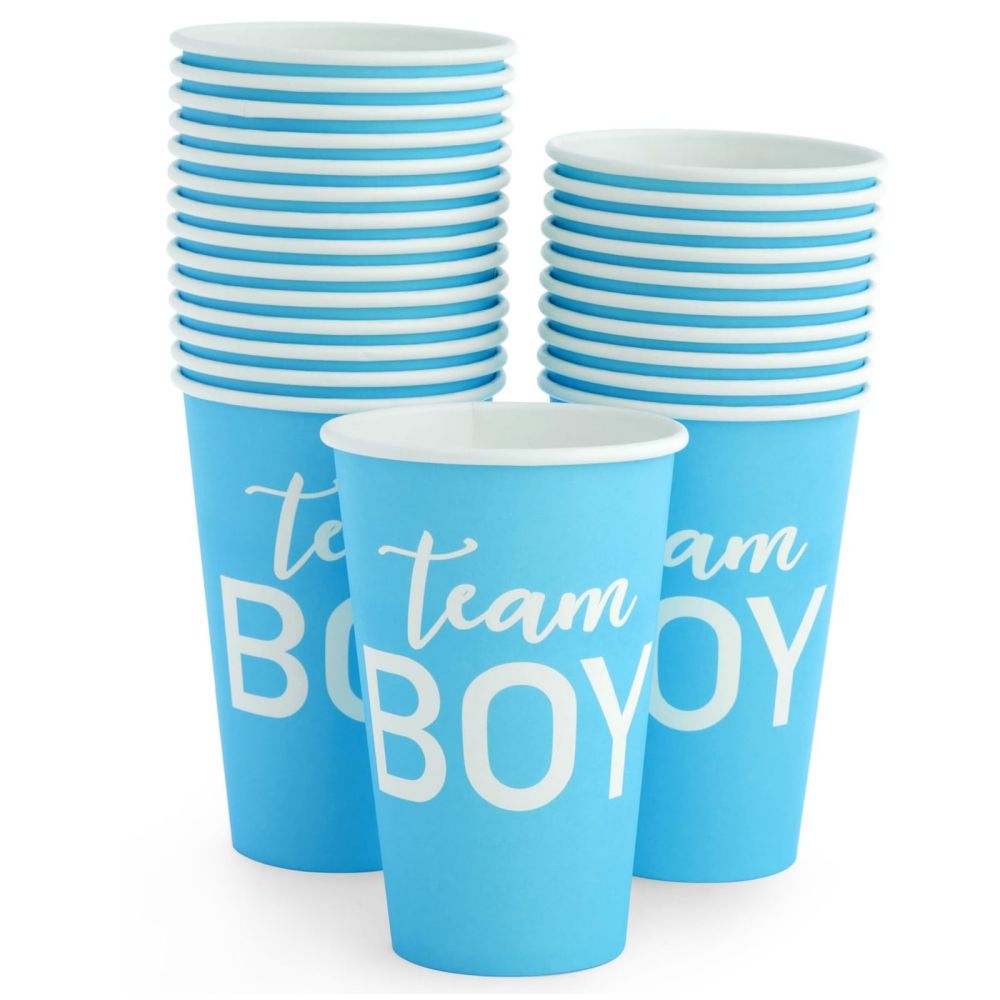 Blue Boy Paper Cups