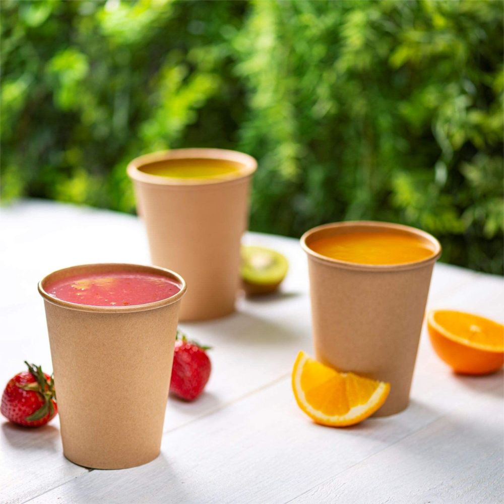Disposable Paper Cups with juice