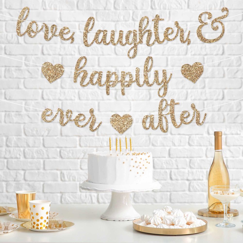 Gold Bachelorette Bridal Engagement Party Decorations