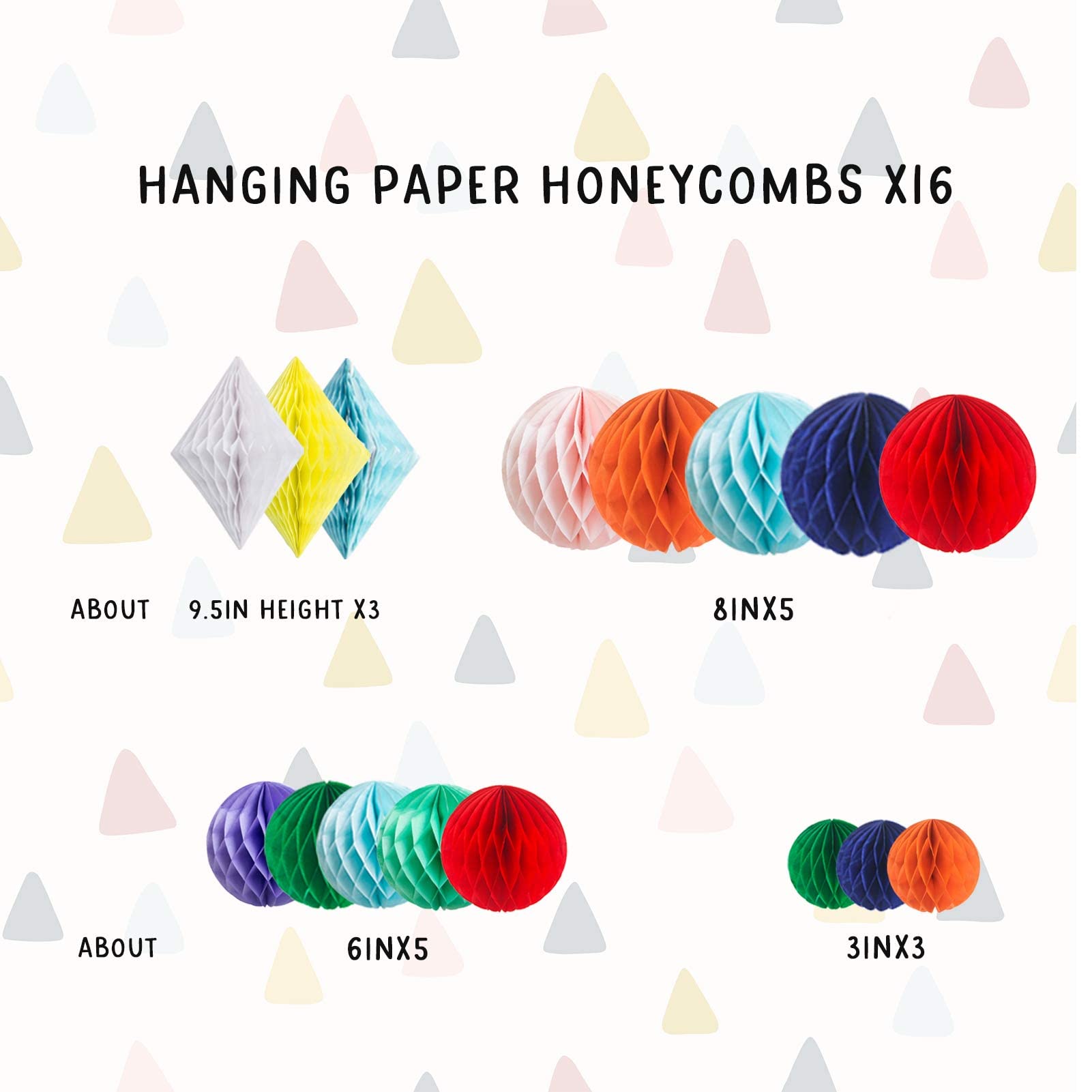 Paper Honeycomb Balls Decoration Kit