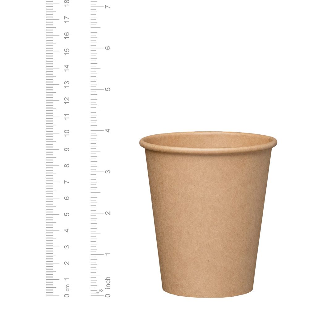 size information of kraft disposable paper cups