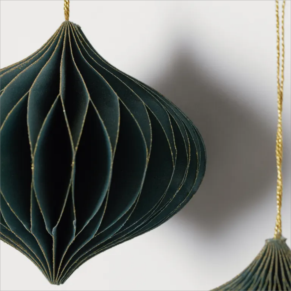 2-pack Christmas decorations - Dark green