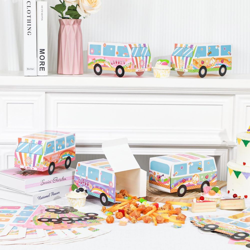 Boho Rainbows Candy Party Decorations Boxes