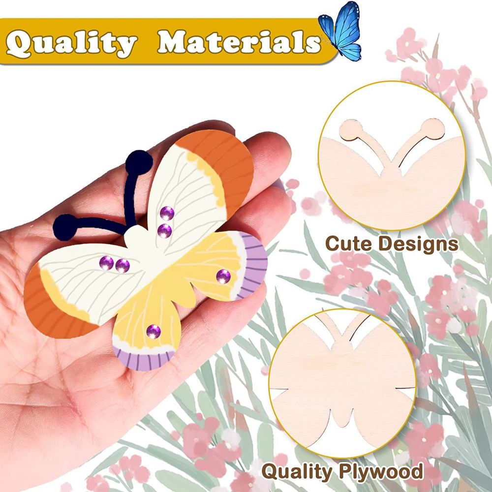 Butterfly Wooden Hanging Decorations