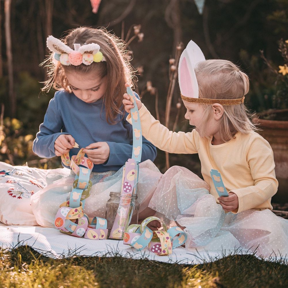 Easter Crafts Kids Activities Paperchains Easter Decorations