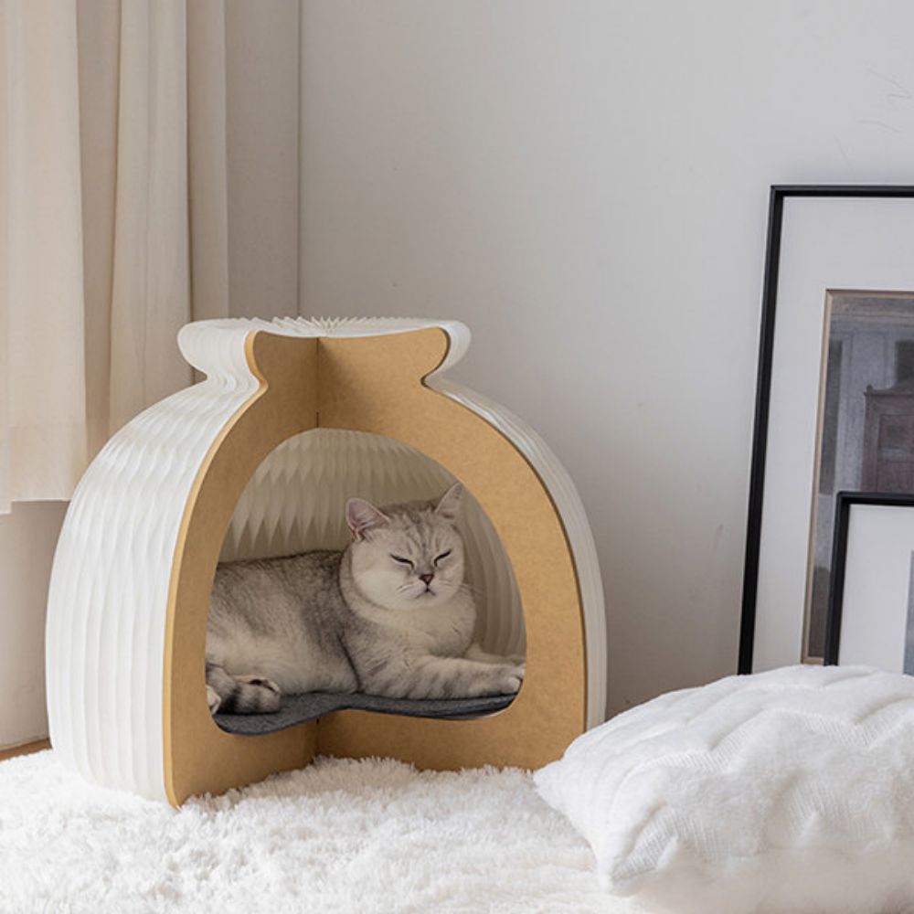 Foldable Cat House Honeycomb Paper Cat Nest