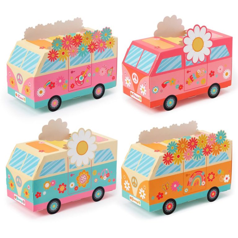 Groovy Party Favor Boxes