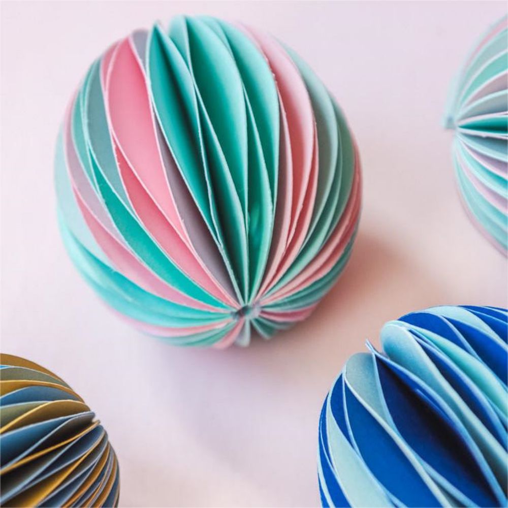 Honeycomb Easter Eggs Cute Honeycomb Easter Crafts