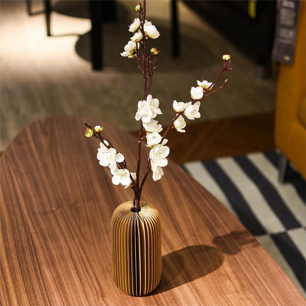 Kraft Paper Vase Honeycomb Folding Craft Paper Vase