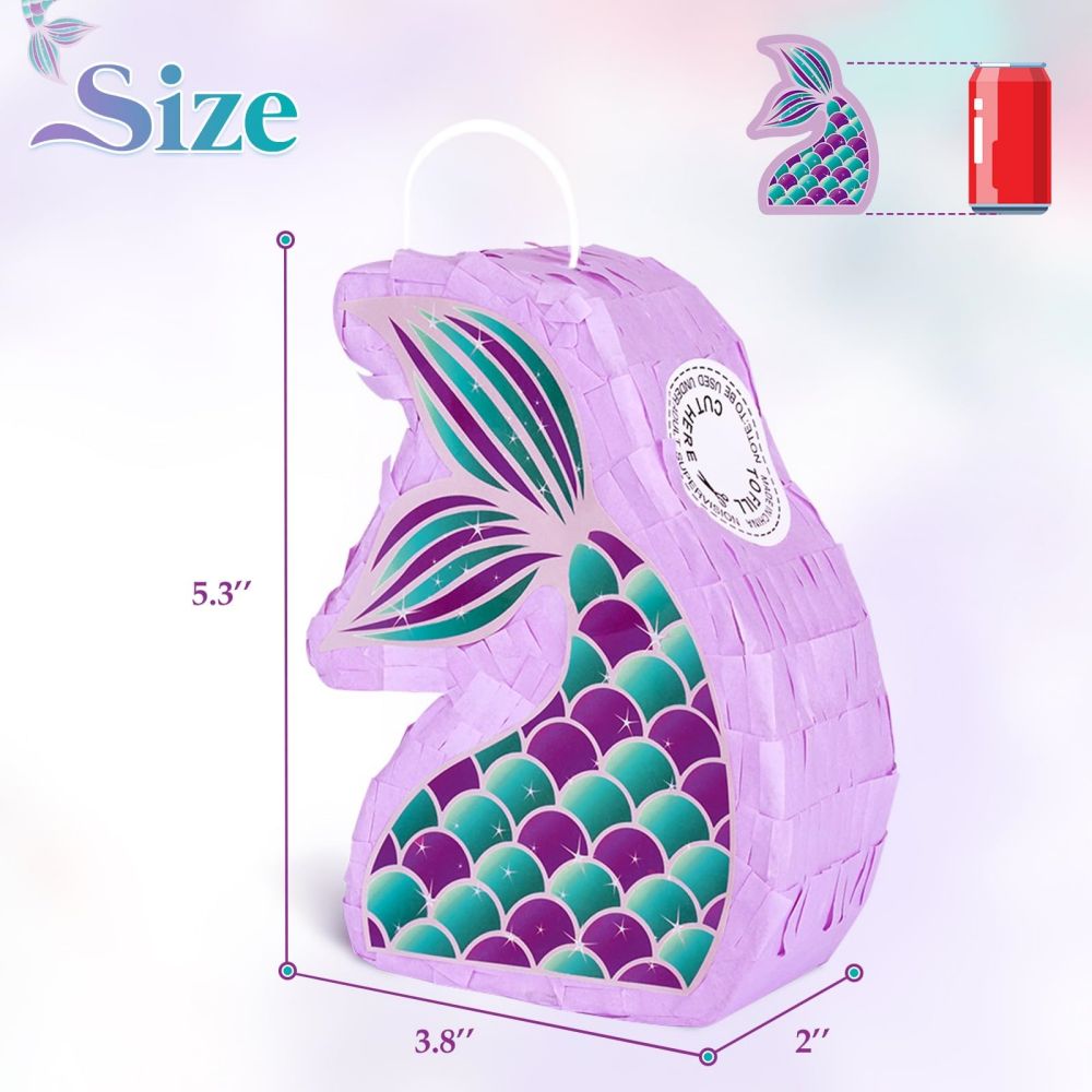 Mermaid Mini Pinata size information
