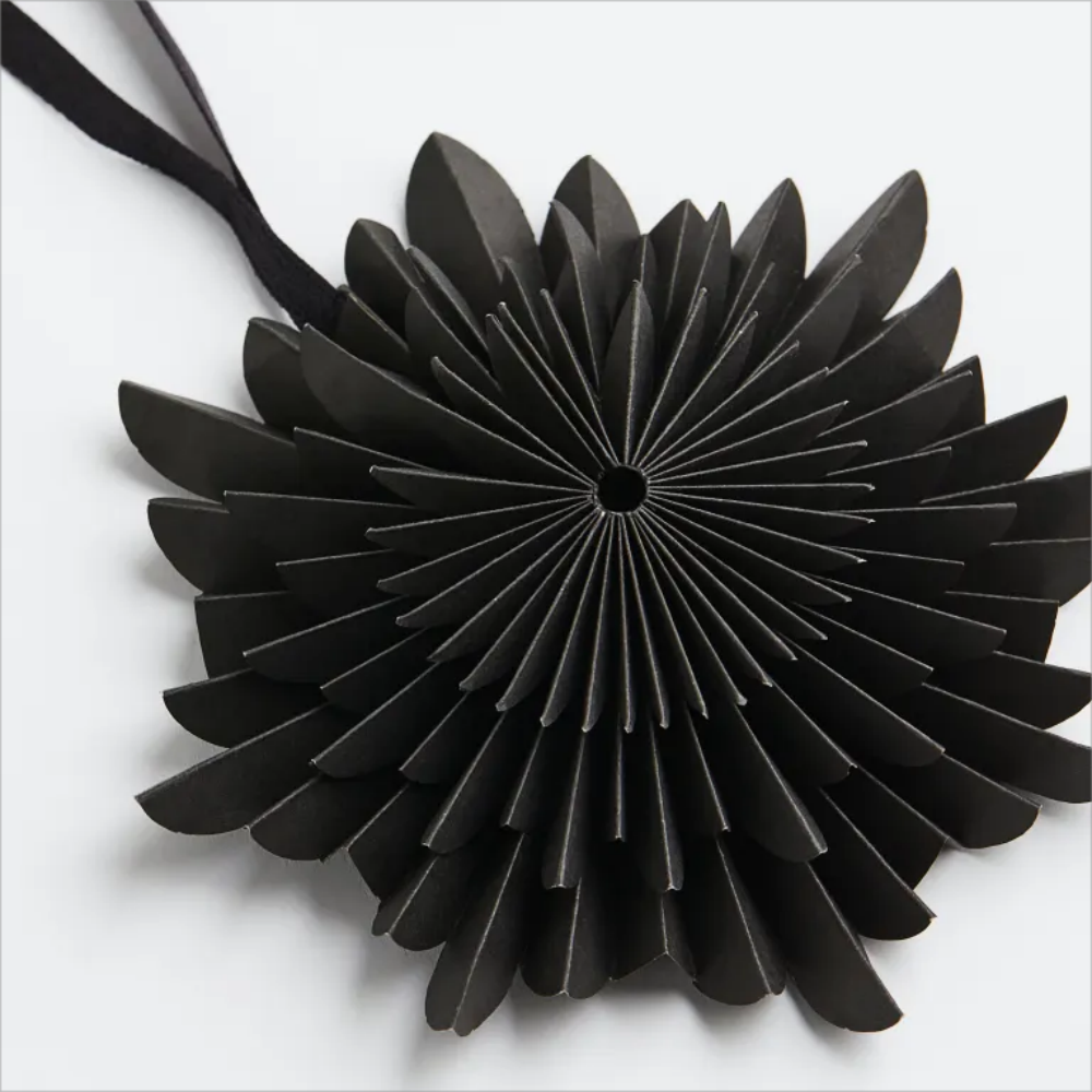Paper Christmas decoration - Dark grey Home
