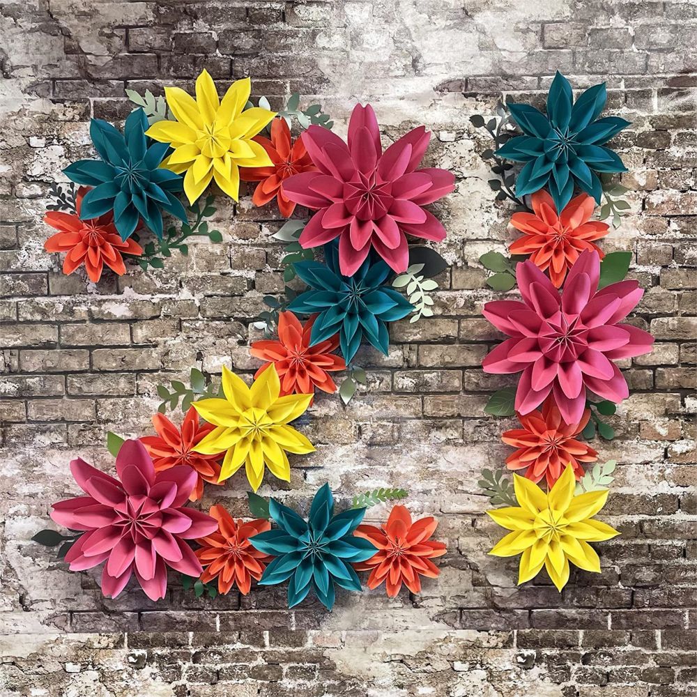 Paper Flowers Premade Decorations