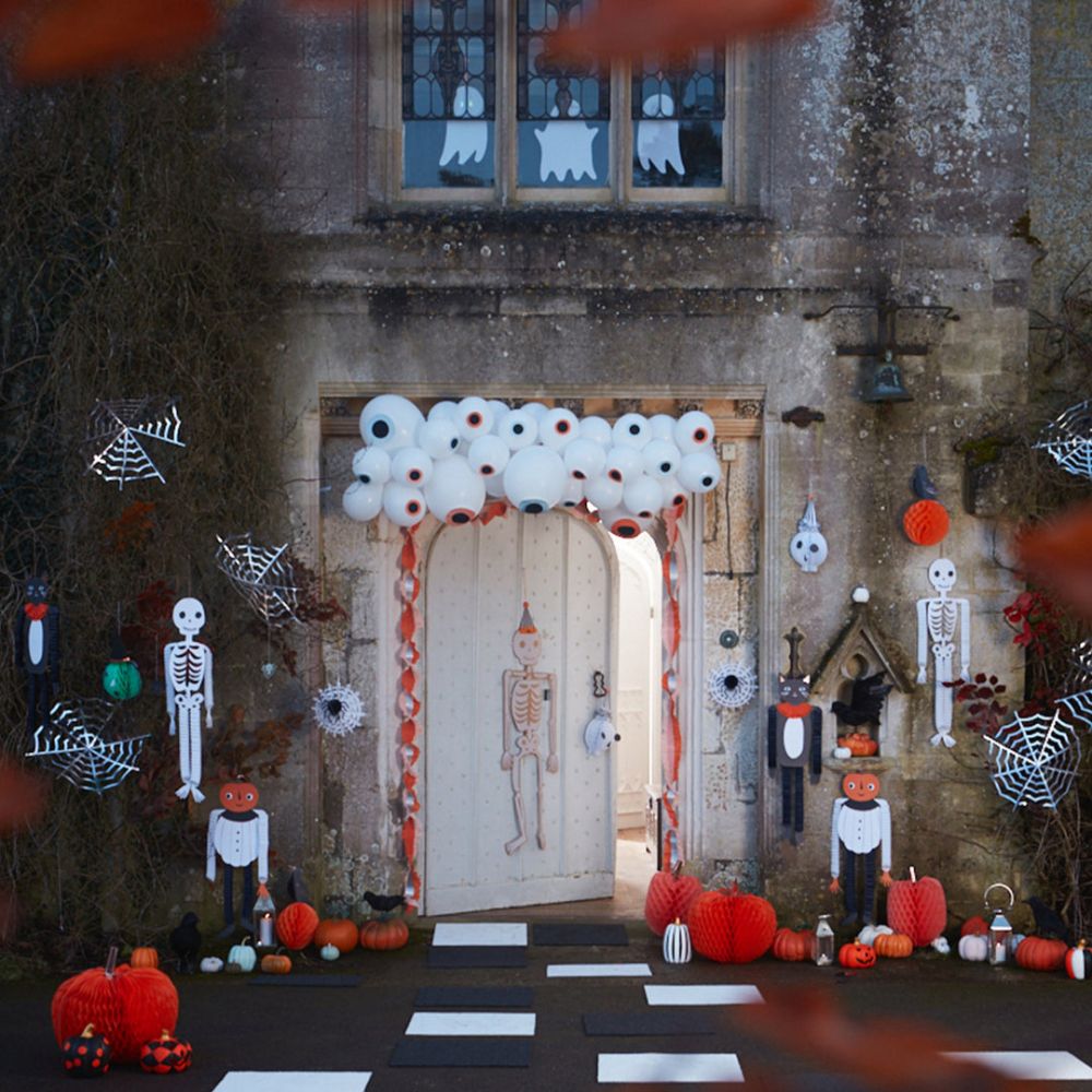 Paper Honeycomb Haning Halloween Decorations