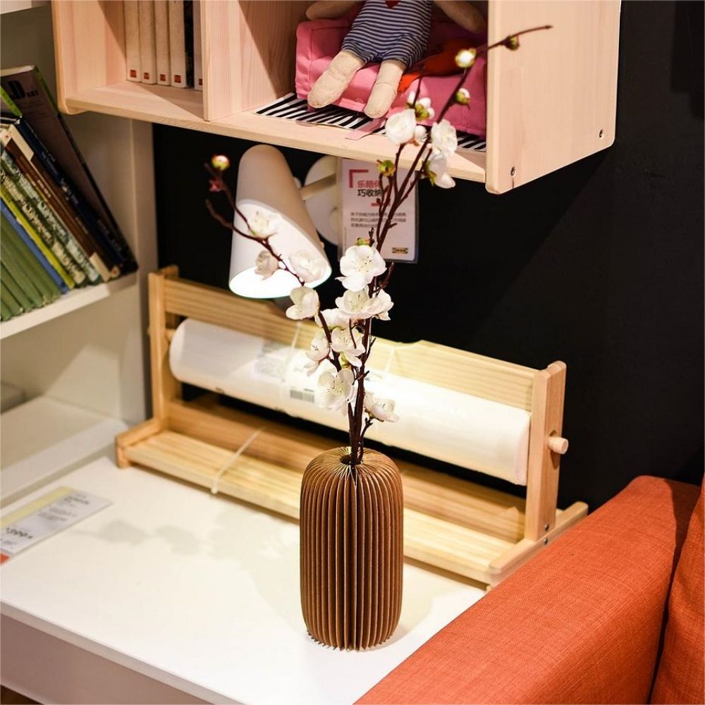 Paper Vase Honeycomb Folding Craft Gift Paper Vase